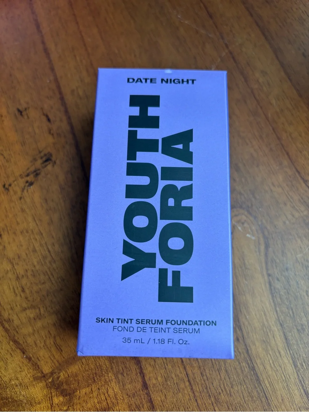Youth Foria Date Night Skin Tint Serum Foundation - Purple